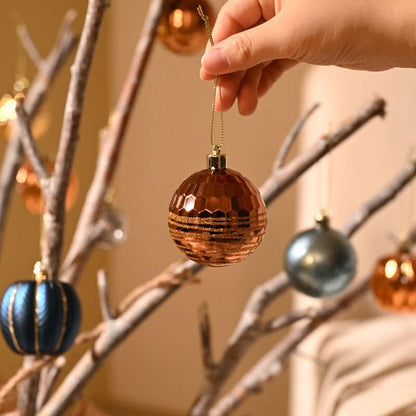 Kit Bolas Natalinas Decoração para Natal 21 Peças 