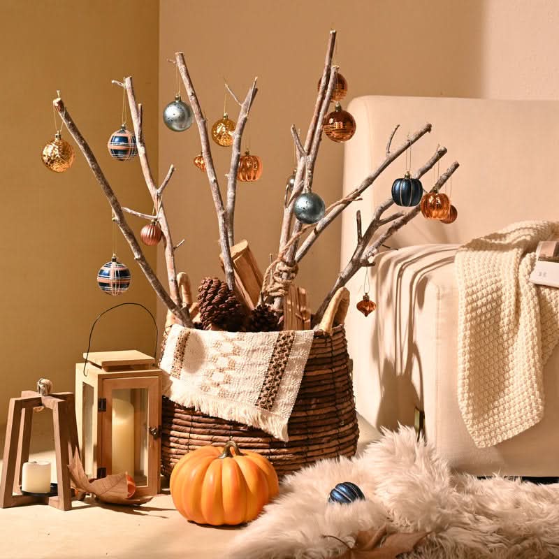 Kit Bolas Natalinas Decoração para Natal 21 Peças 