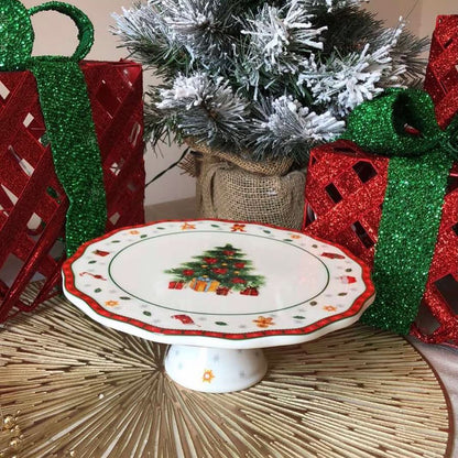 Conjunto de Louça Natalina Premium – 27 Peças 