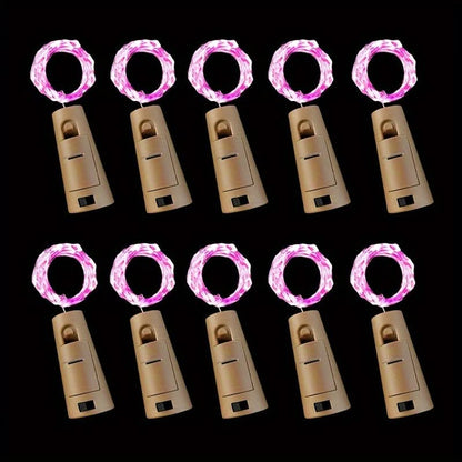 Luzes de garrafa de LED Natalina