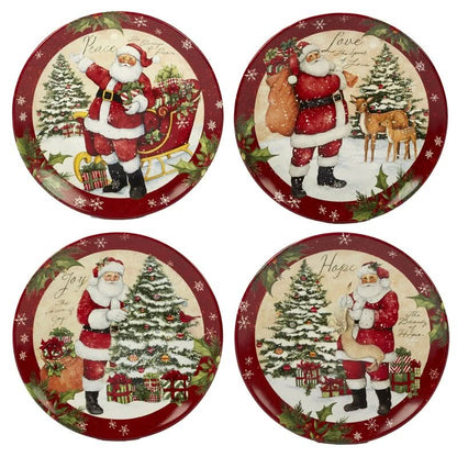 Conjunto de Louça de Natal Desejos de Férias – 16 Peças