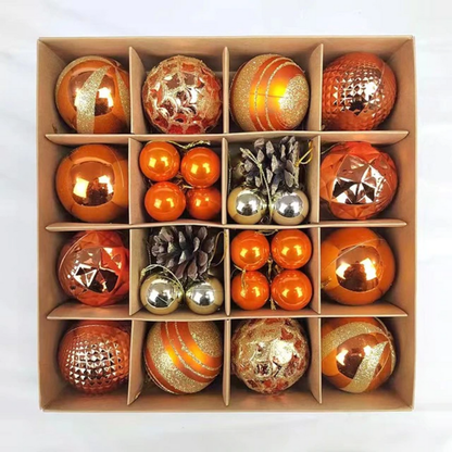 Kit Bolas Natalinas Decoração para Natal 42 Peças 