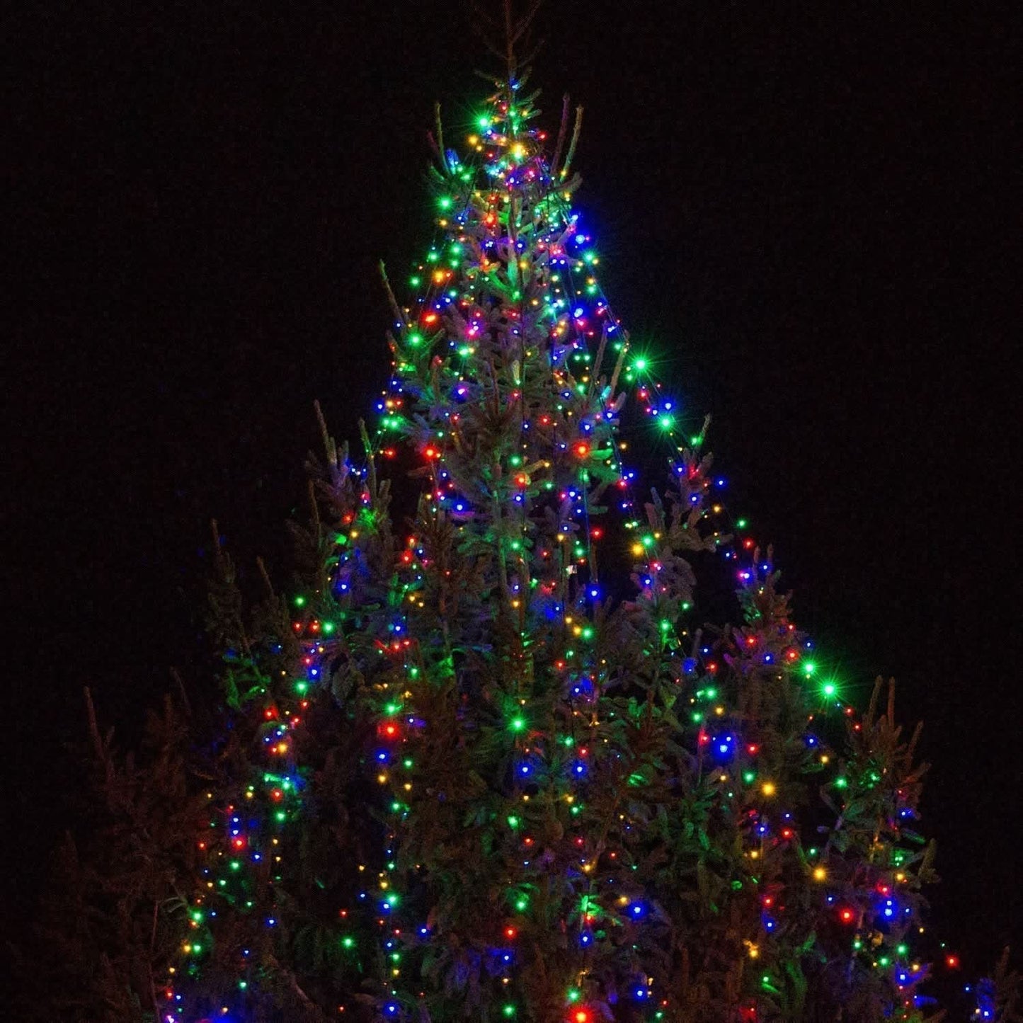 100 luzes multicoloridas