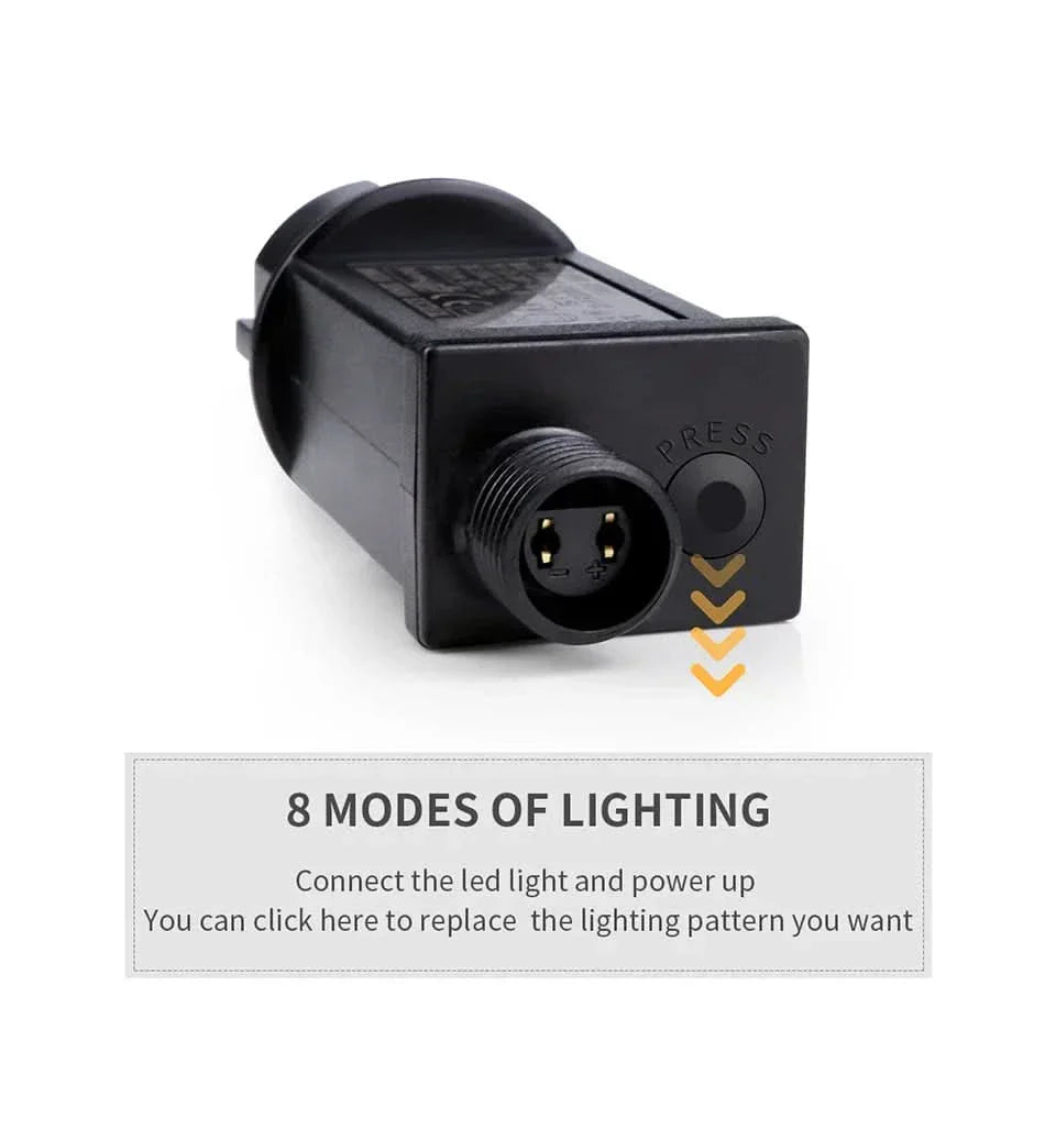 Luzes de Natal LED Impermeáveis ​​- Encanto e Magia