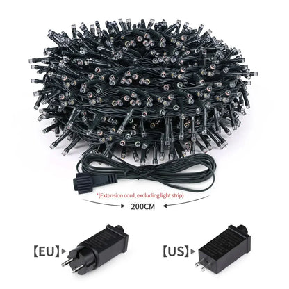 Luzes de Natal LED Impermeáveis ​​- Encanto e Magia