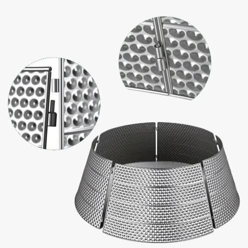 Saia Árvore de Natal de Metal 60x80x25cm