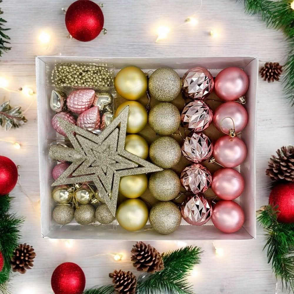 Kit 38 Peças Conjunto de Enfeites Decorativos