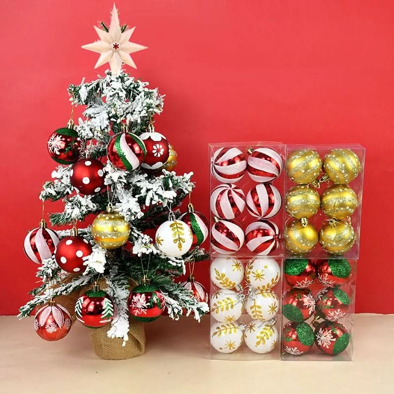 Kit com 6 Bolas de Natal