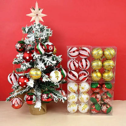 Kit com 6 Bolas de Natal